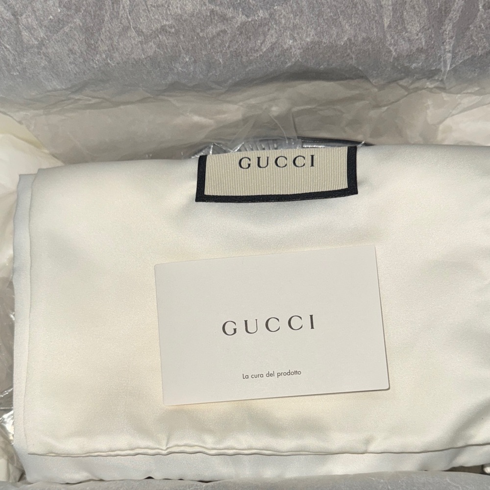 Gucci Silver Knotted Ankle-Strap Heels - Picture 7 of 7